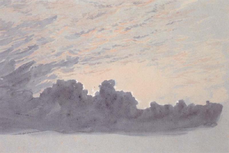 Conrad Martens Cloud Study oil painting image